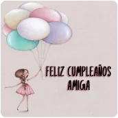 QUERIDA AMIGA FELICIDADES