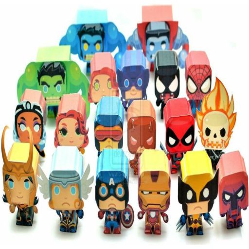 DIY Paper Craft Superheroes 3D