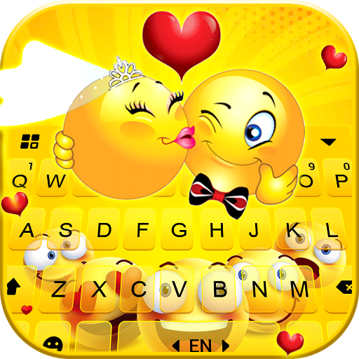Funny Yellow Emojis Klavye Ark