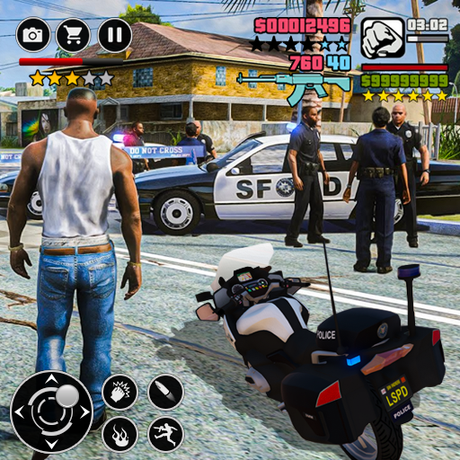 警察 追趕 賊 車 遊戲