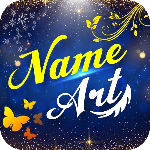 Glitter Name Art