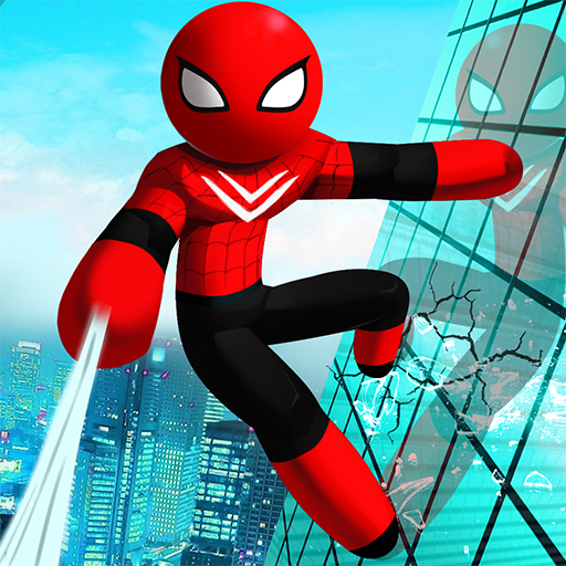 Stickman Spider Hero : Miami Vice Town Mafia Games