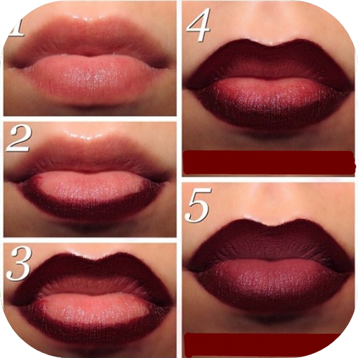 tutorial lipstik makeup