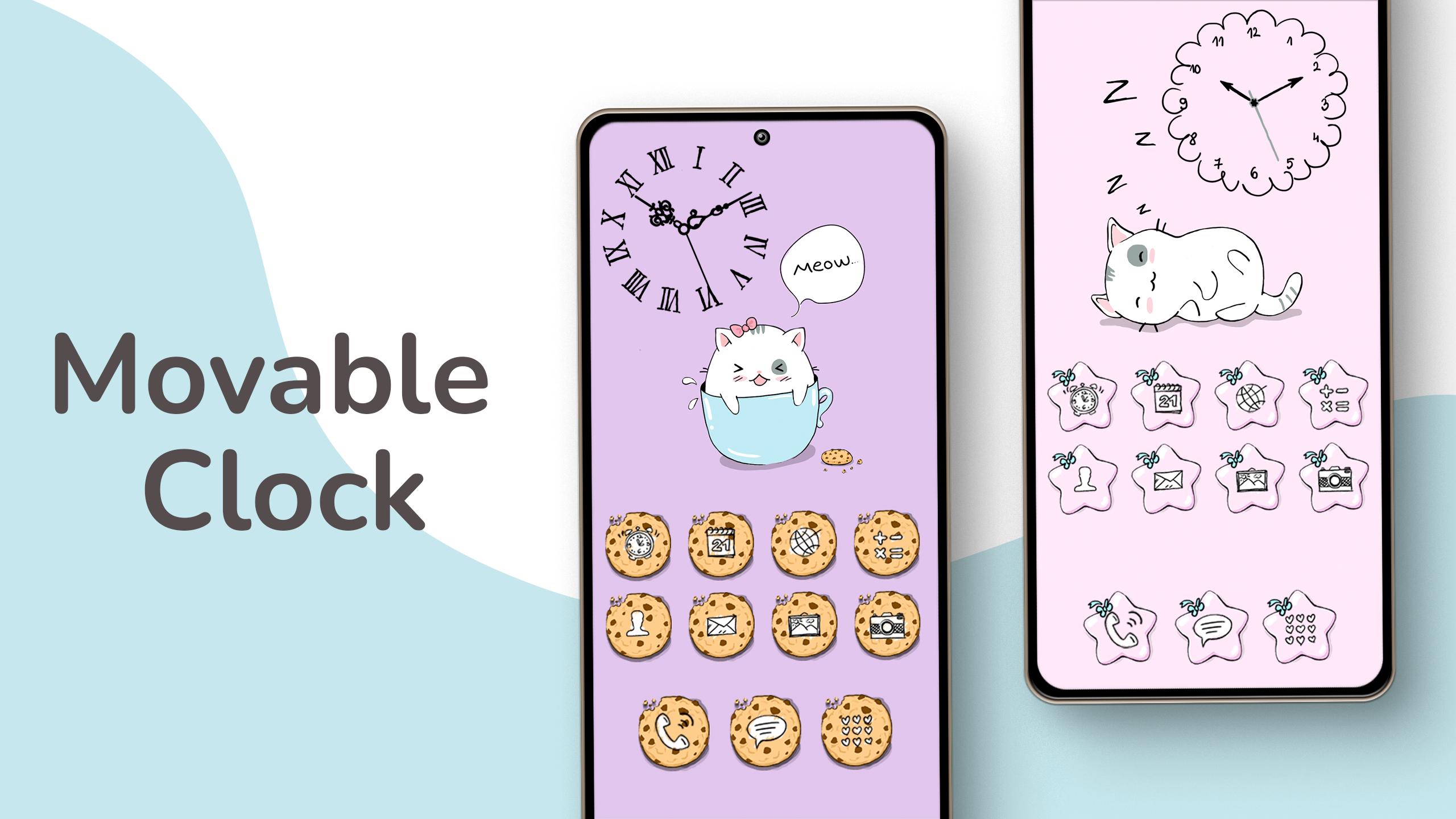 Download Cute Cat Launcher android on PC