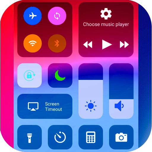 Control Panel Phone X - Control Center IOS 12