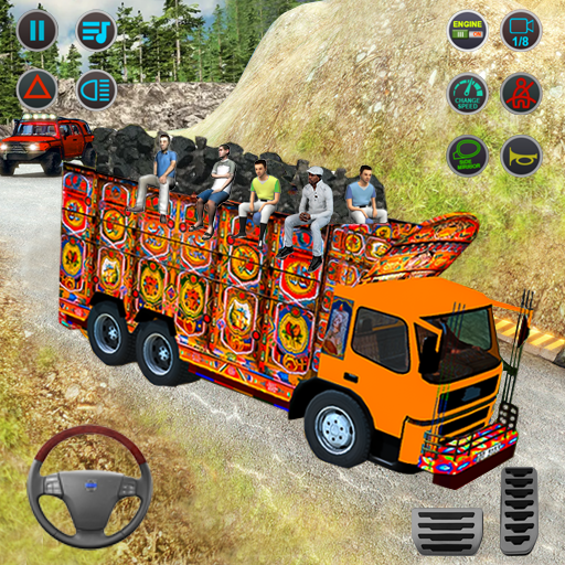 सेना कार्गो ट्रक ड्राइविंग गेम