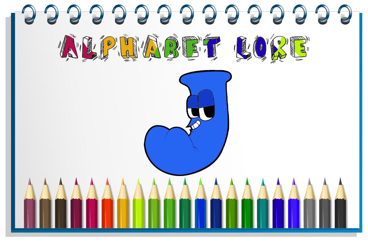 alphabet lore coloring book Game 2::Appstore for Android