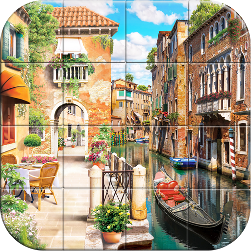 Tile Puzzle Peaceful Places