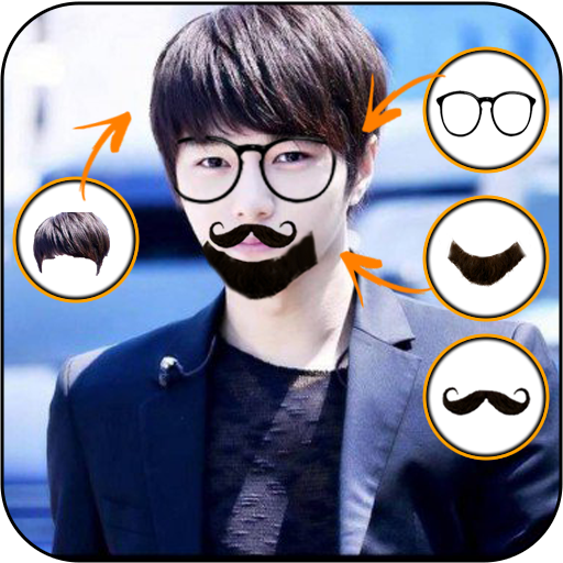 Men Beard and Hair Salon Photo Editor