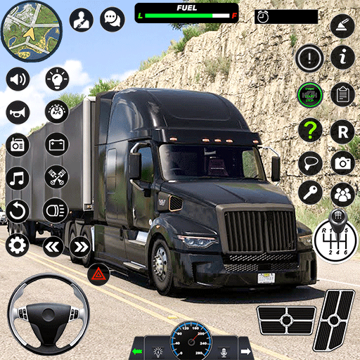 carga caminhão Dirigindo jogo