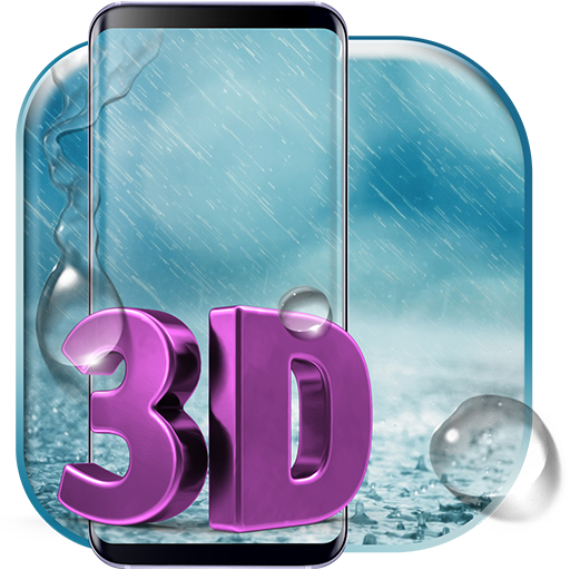 Real 3d Rain Wallpaper Live