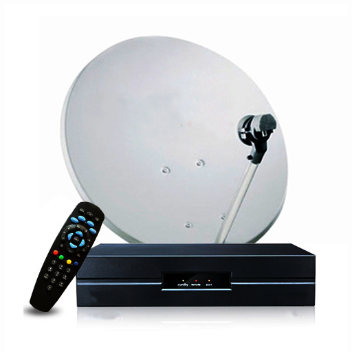 Satellite finder: Set dish