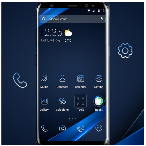 Metal APUS Launcher Theme