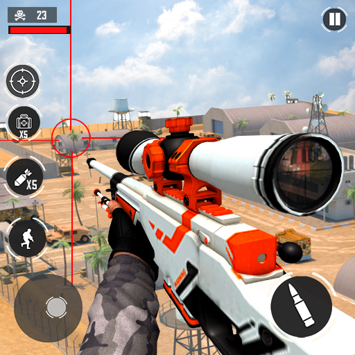 Jogo de Armas Sniper Guerra 3D