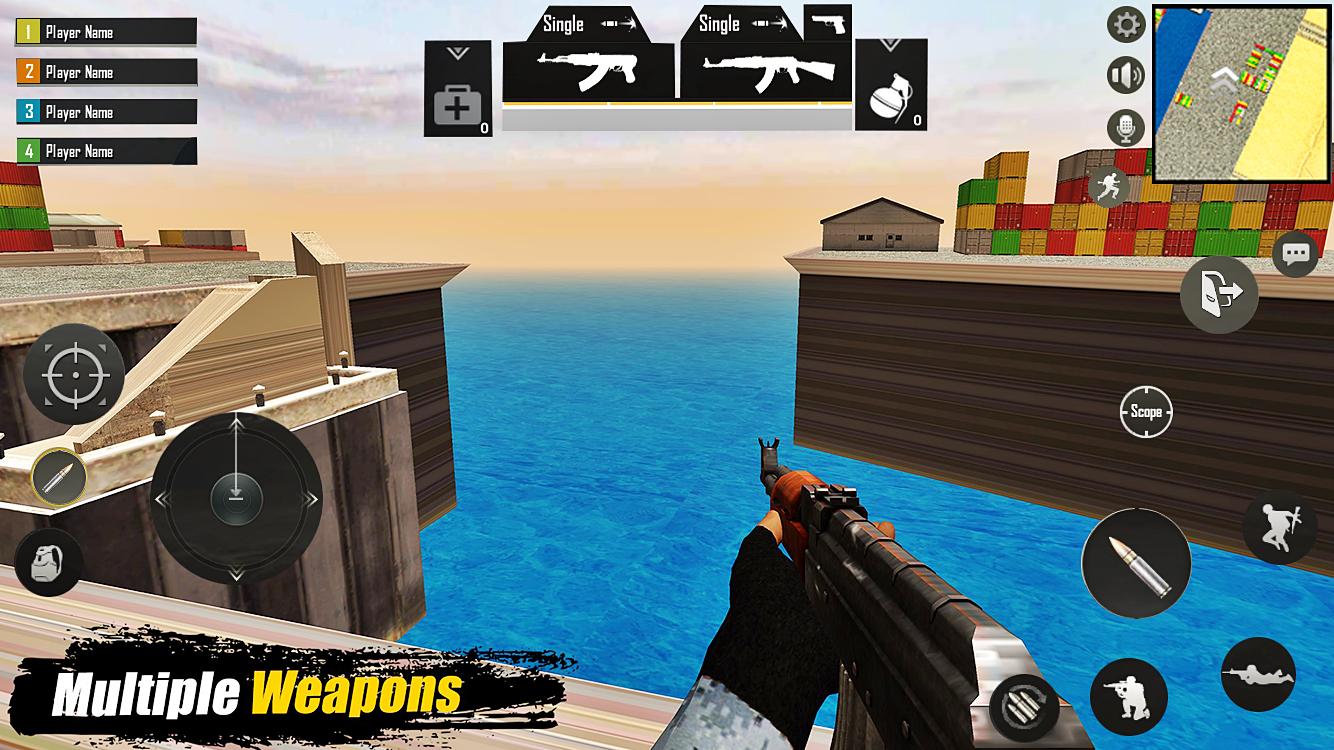 Player Battleground Survival Offline Shooting Game APK para