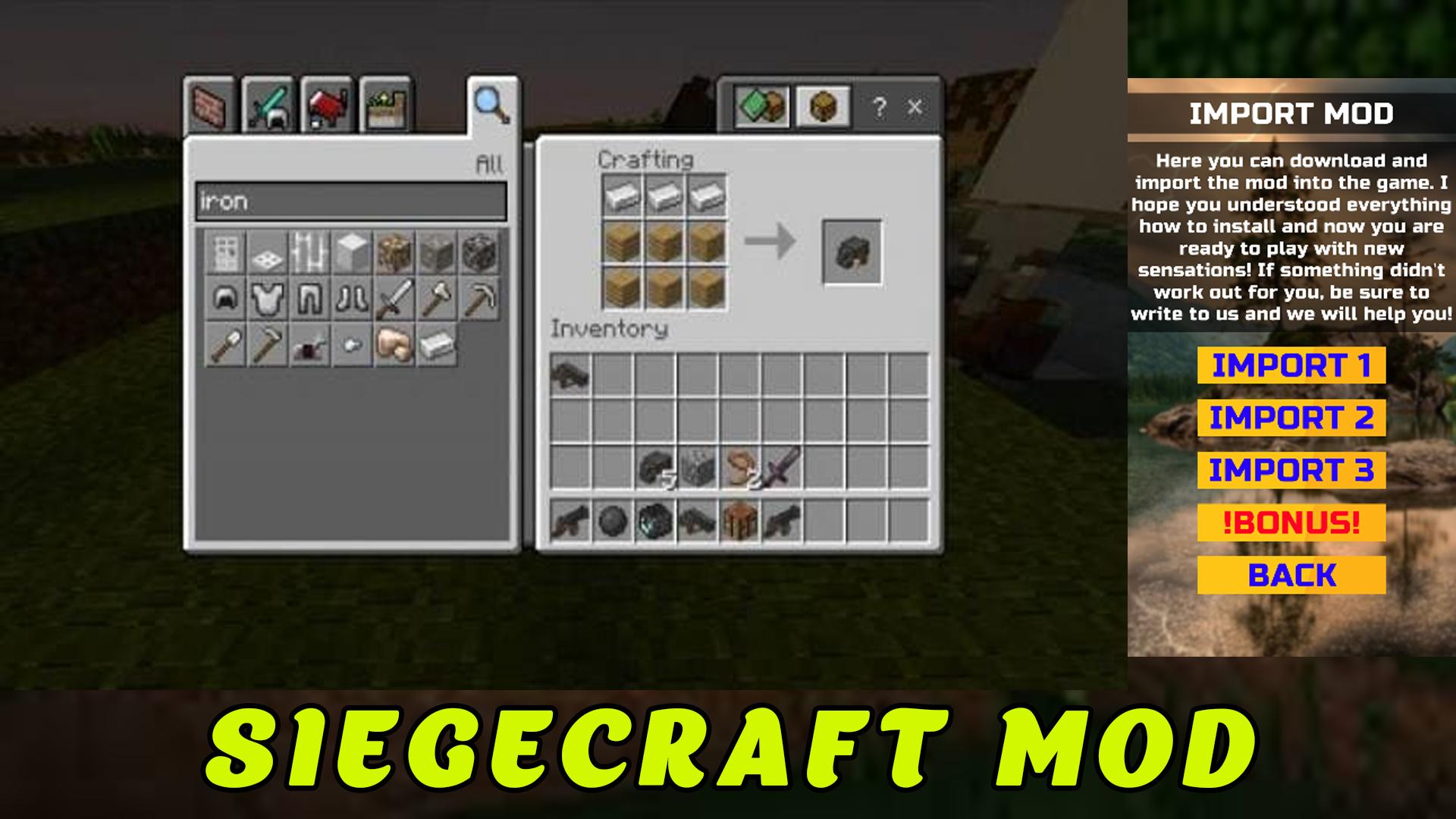 Download SiegeCraft Mod For MCPE android on PC