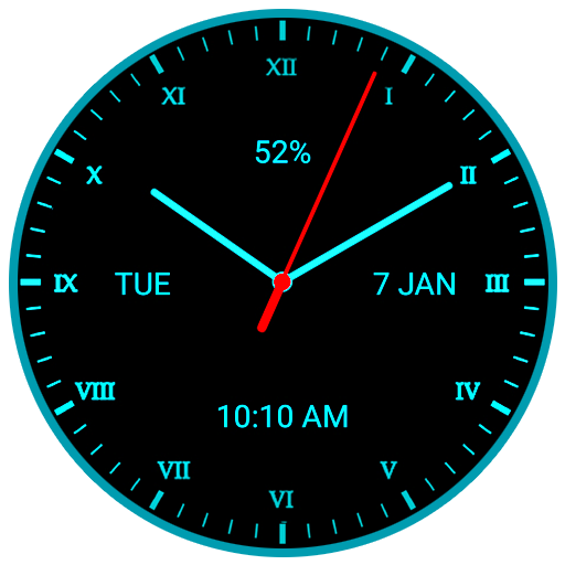 LED Clock live wallpaper app