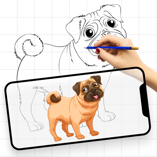 ar drawing sketch and paint