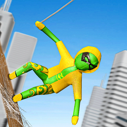 Spider Stickman Real Rope Hero
