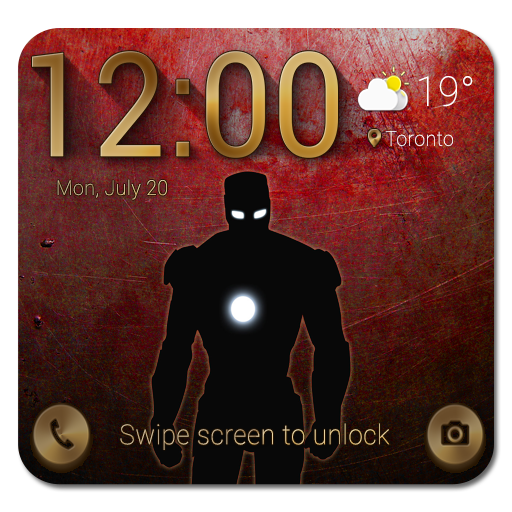 Lock Screen inspired Iron Man