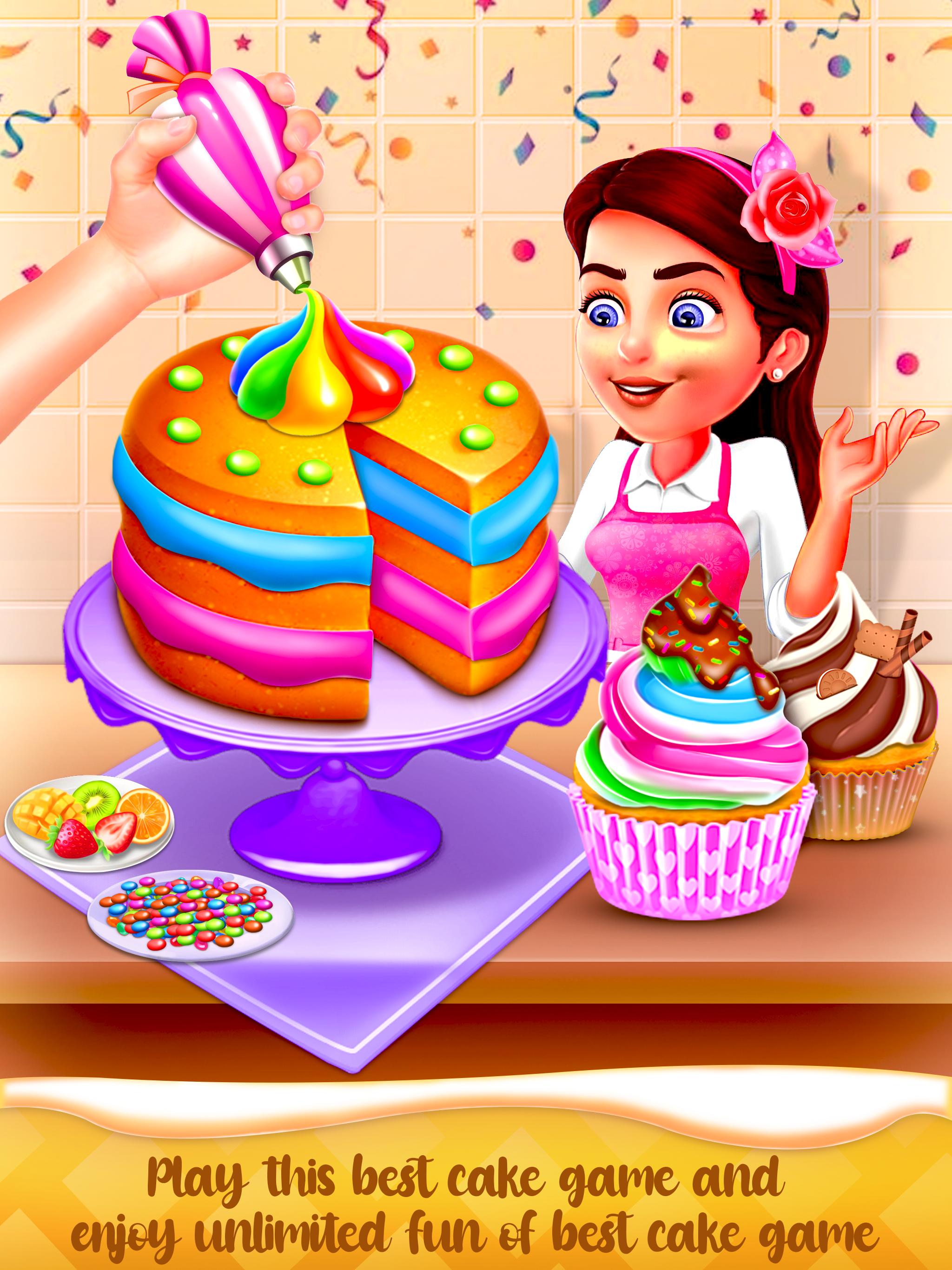 Real Birthday Cake Maker-A Sweet Cake Cooking Game Download