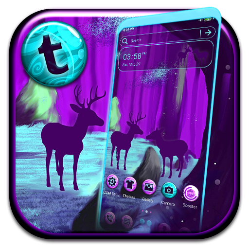 Purple Forest Theme Launcher