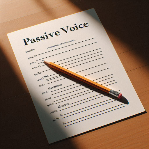 Passive Voice and Active Voice