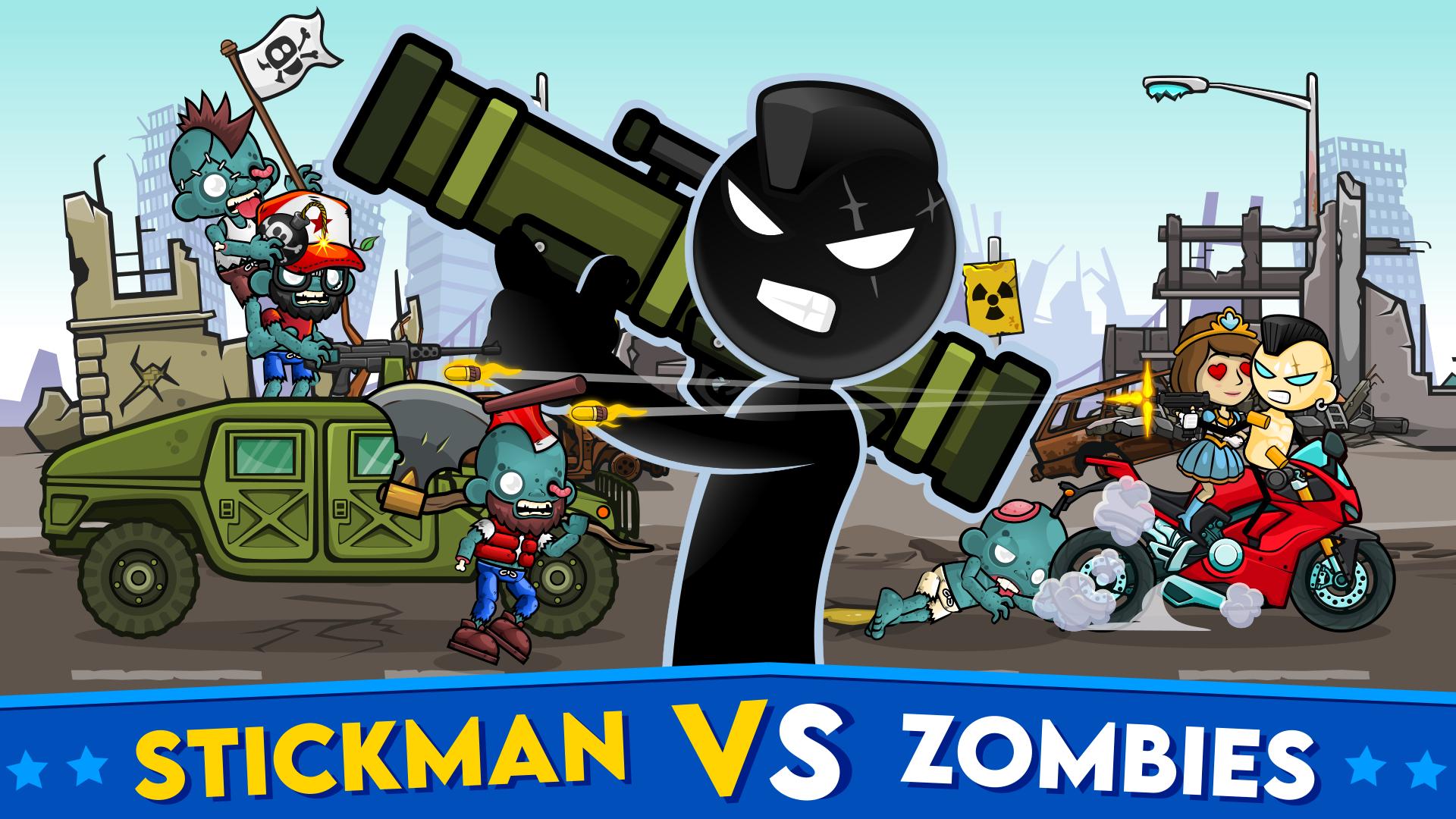 Скачать Stickman and Gun: Zombie War на ПК | Официальный представитель  GameLoop