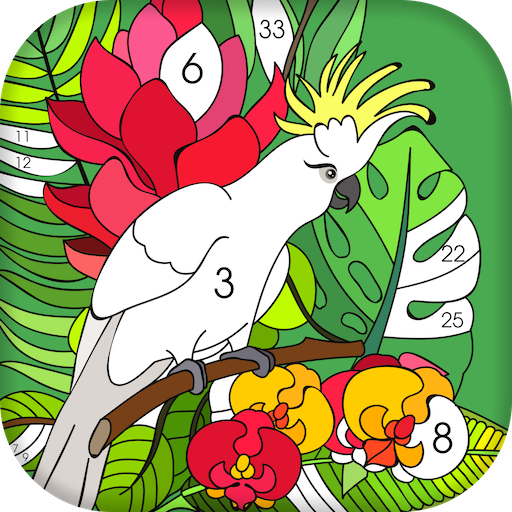 Tap Coloring Book - Color By Number