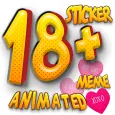 WA Sticker Animated Love 18+