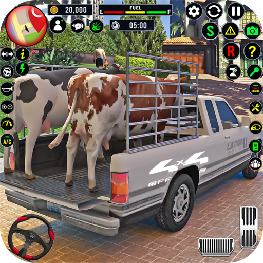 US Truck Driving Animal games