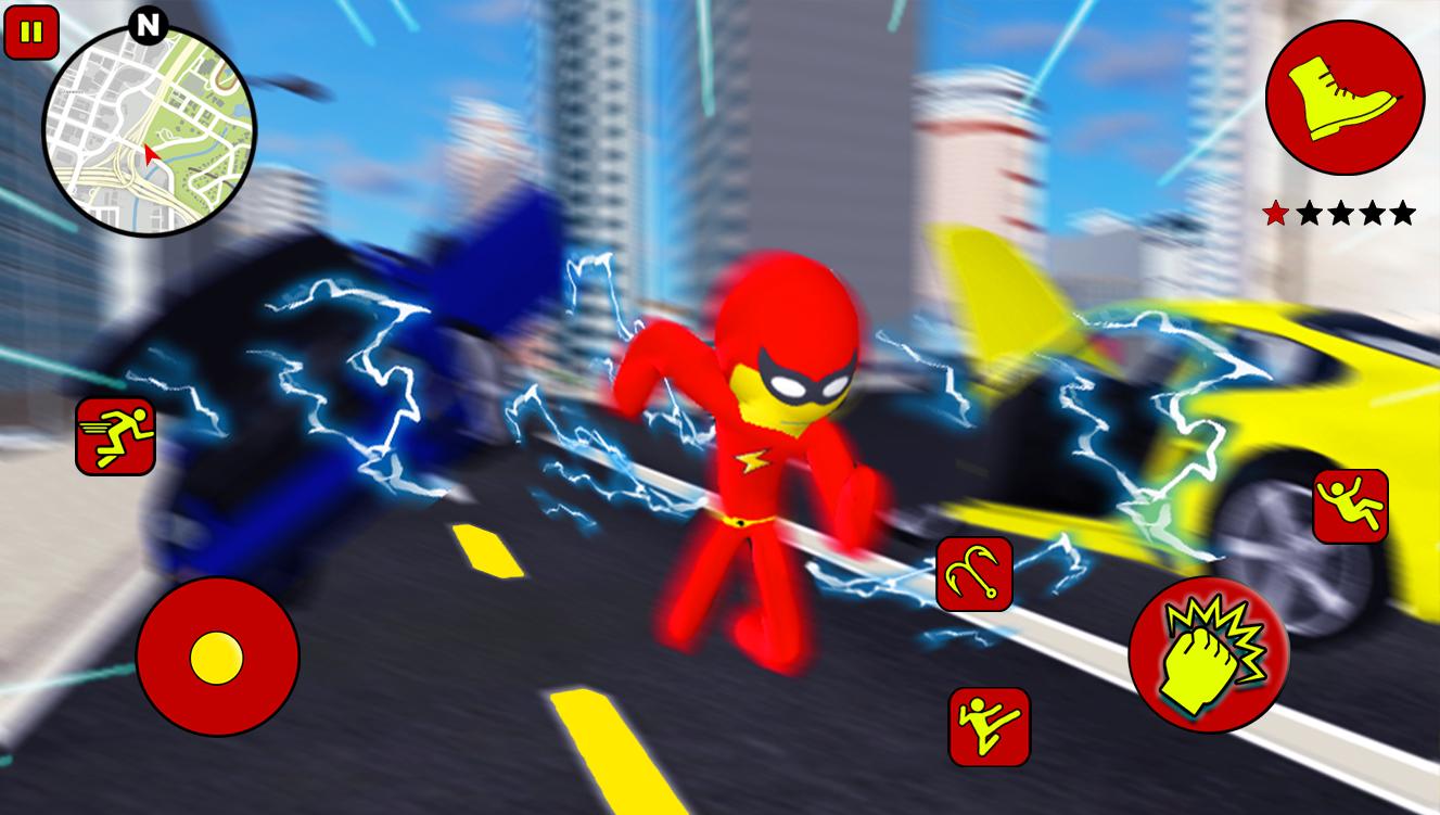 Скачать Flash Speed Stickman Rope Hero на ПК | Официальный представитель  GameLoop