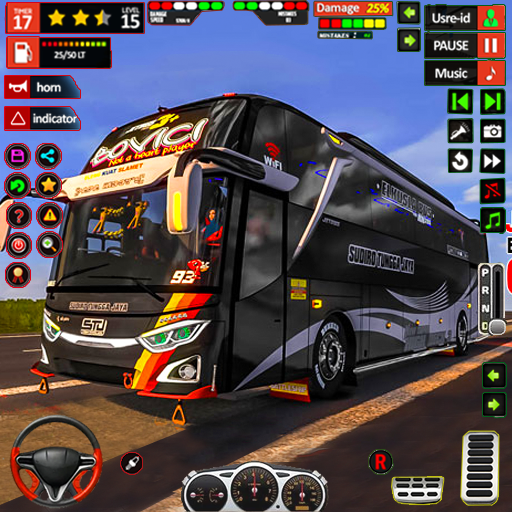 Bus seluler turis mewah 3d