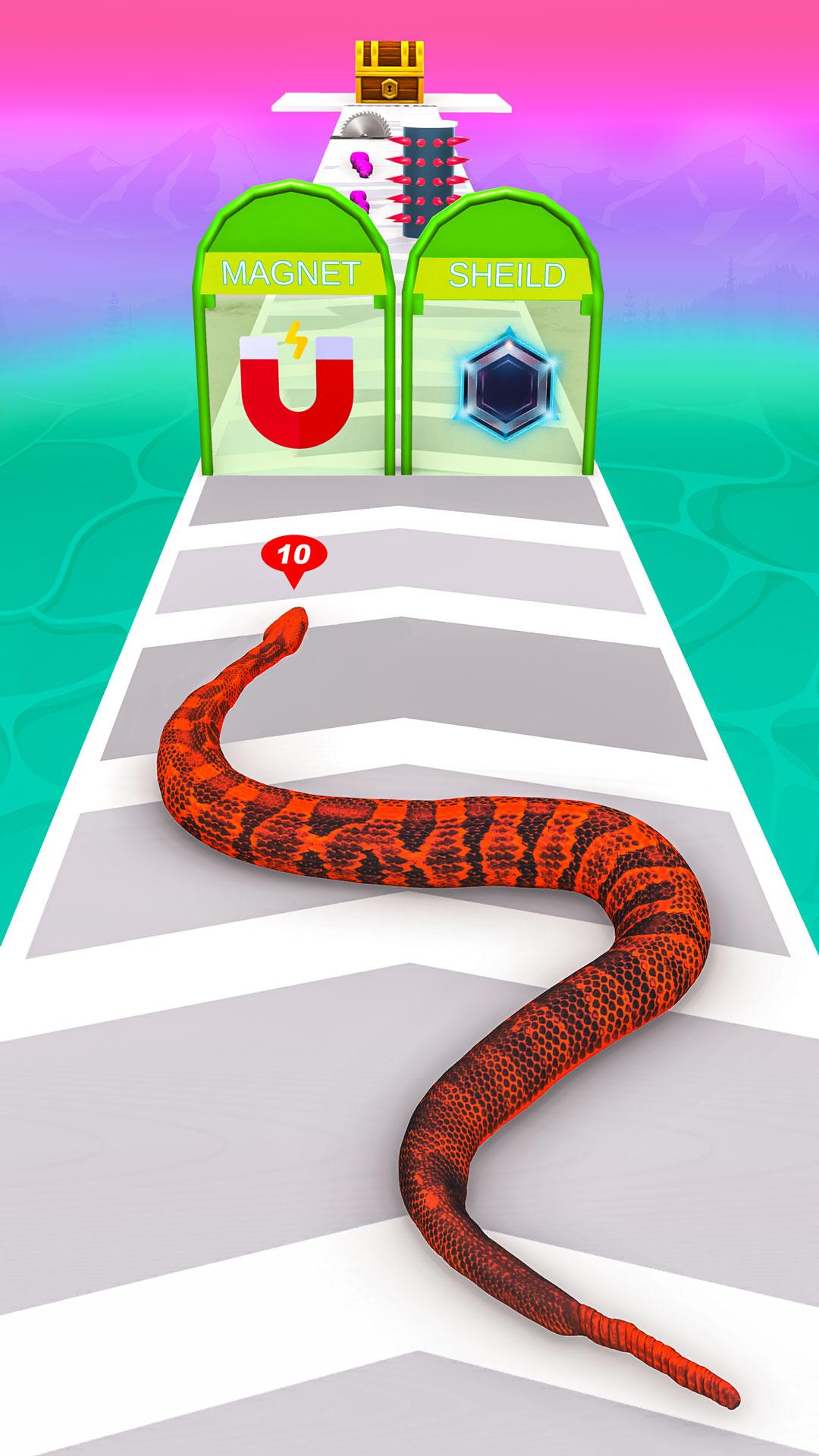 Download Snake Run Race・Fun Worms Games android on PC