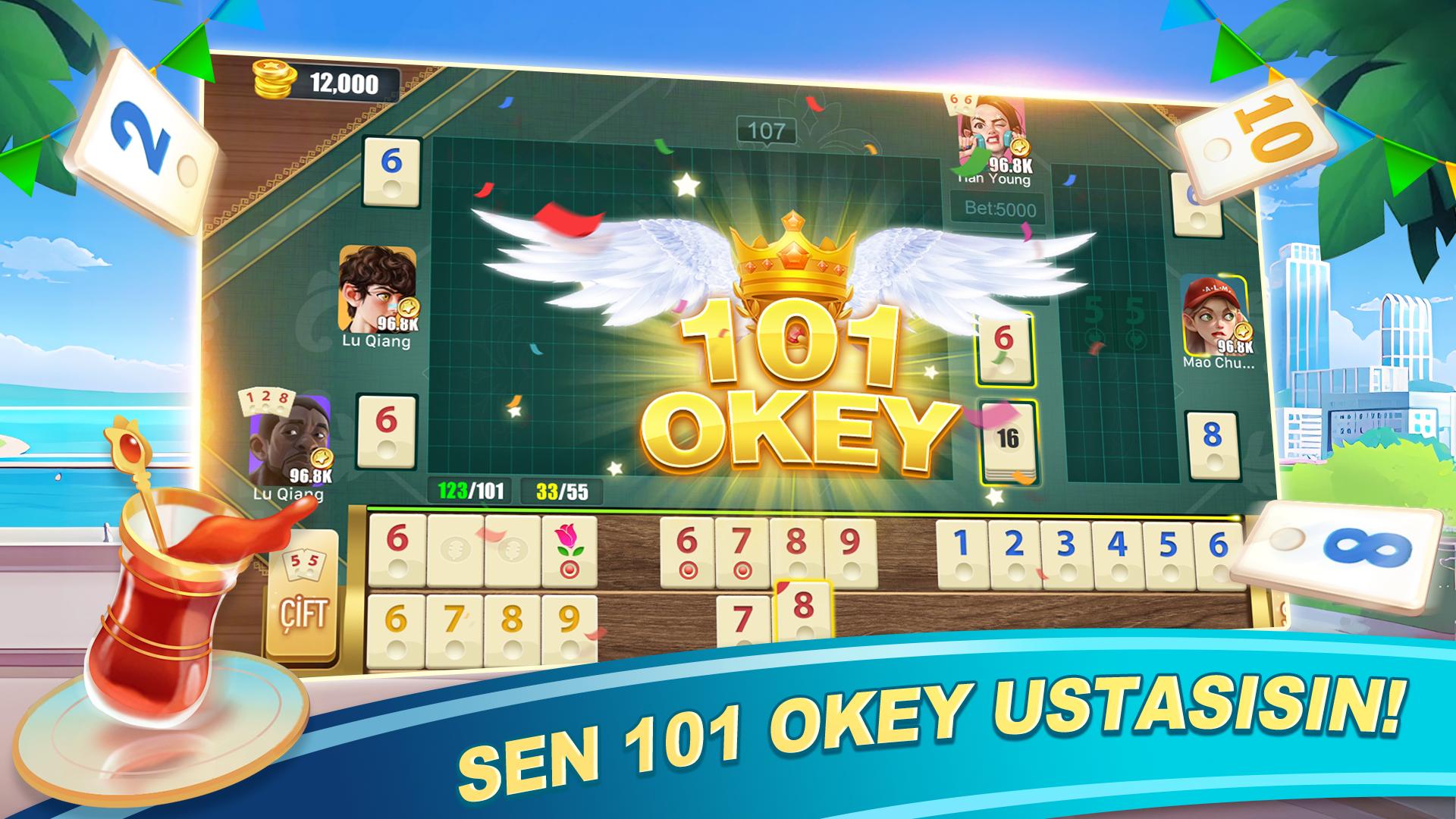 Download 101 OKEY GEL android on PC