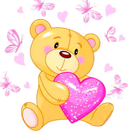 Animated Teddy Day Stickers