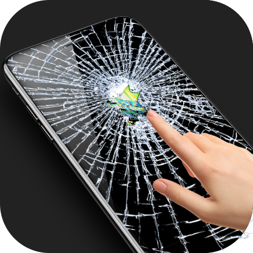 Broken Screen Prank: Cracked