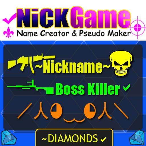 Nickname Creator for fire's free:pseudo name maker