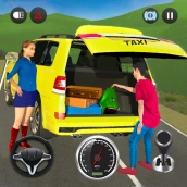 タクシーシミュレーターカーゲーム：タクシーゲーム3D