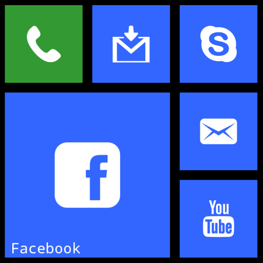 WP8 Metro Launcher-Theme