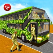 バスゲーム - 軍 コーチ 運転中 シミュレーター