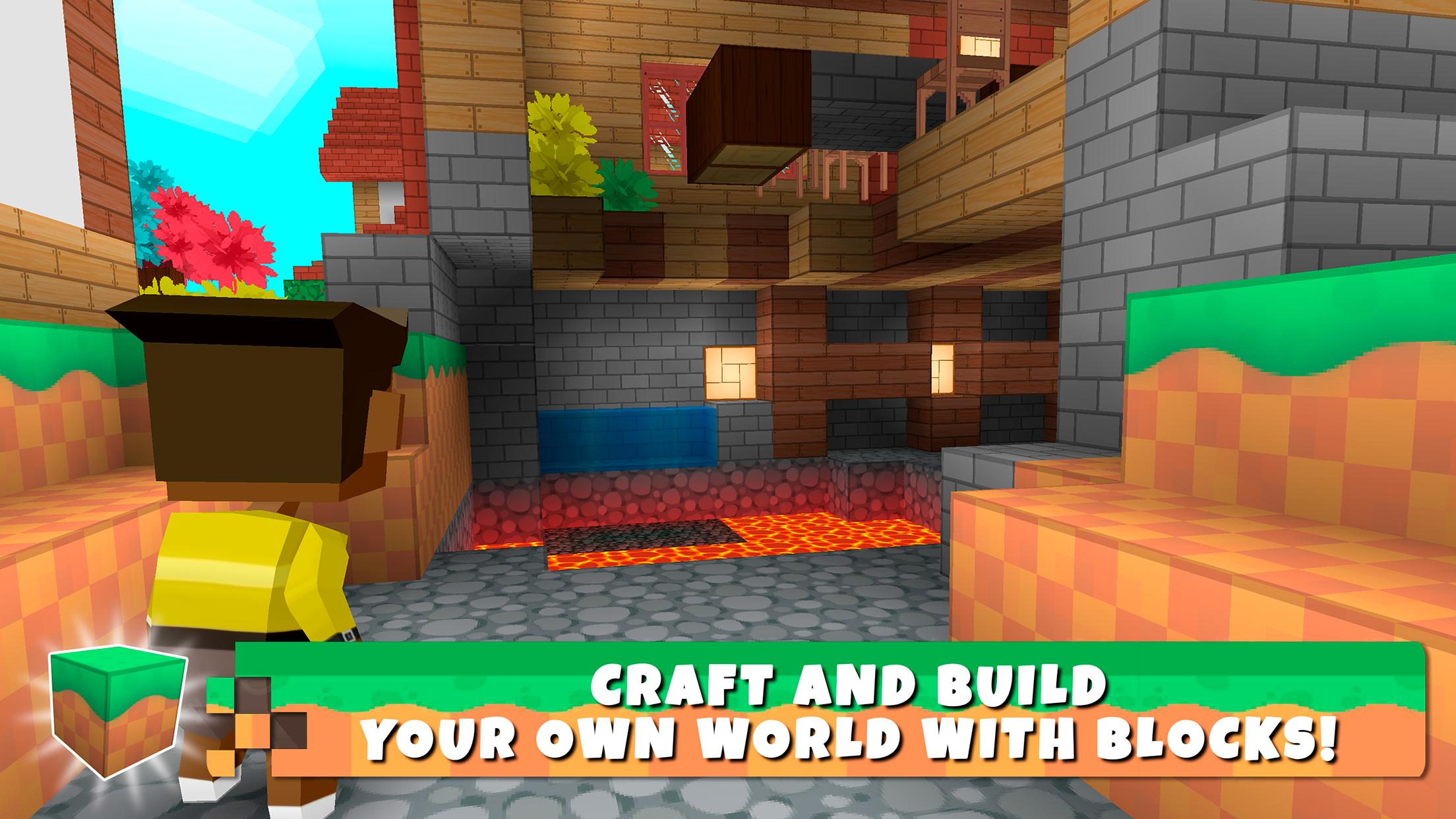 Скачать Crafty Lands: Build & Explore на ПК | Официальный представитель  GameLoop