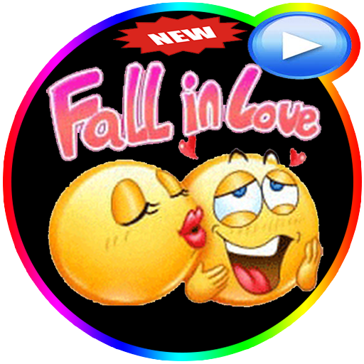 Animated  Funny Emoji Love  Stickers for Whats App