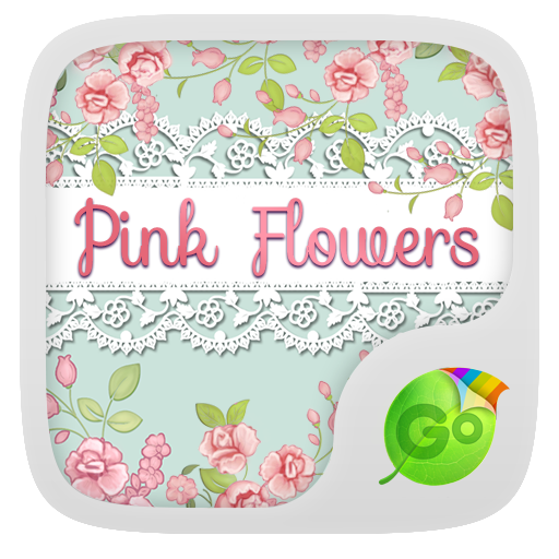 Pink Flowers GO Keyboard Theme