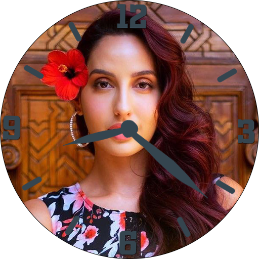 Nora Fatehi Clock Wallpapers