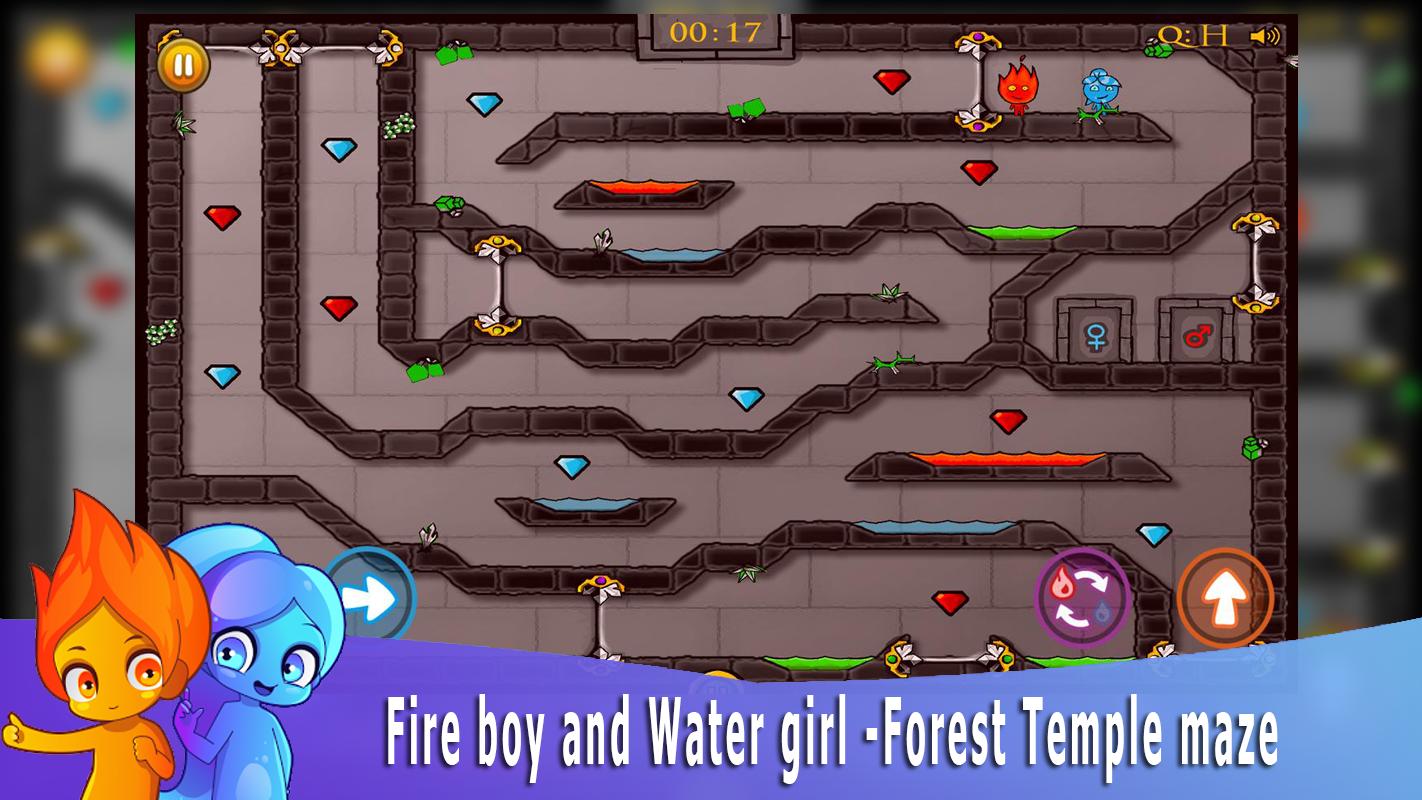 Скачать Fire boy and Water girl -Forest Temple maze на ПК | Официальный  представитель GameLoop