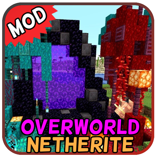 Overworld Netherite Mod for MCPE [New Ore]