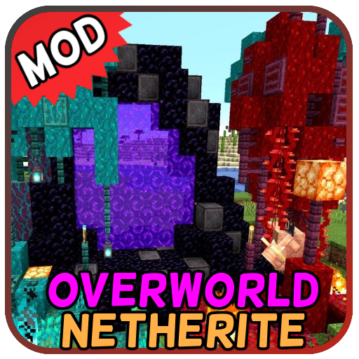 Overworld Netherite Mod for MCPE [New Ore]