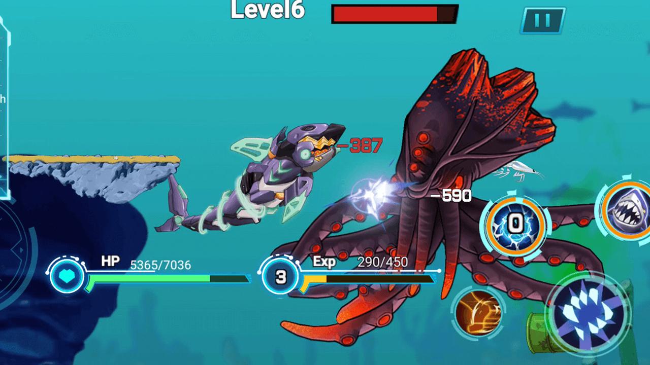 Скачать Mecha Shark: Sea Monster на ПК | Официальный представитель GameLoop