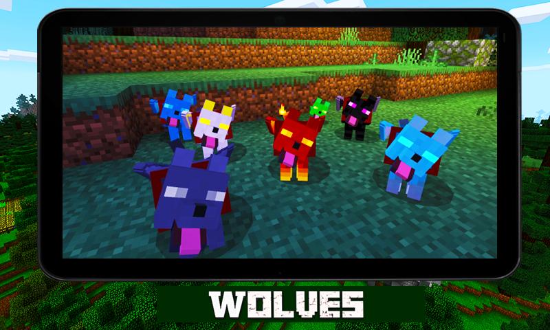 Download Wolves Mods for Minecraft PE android on PC